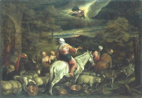 Partenza di Abramo per Canaan - National Gallery in Praga, Jacopo da Ponte, detto Bassano